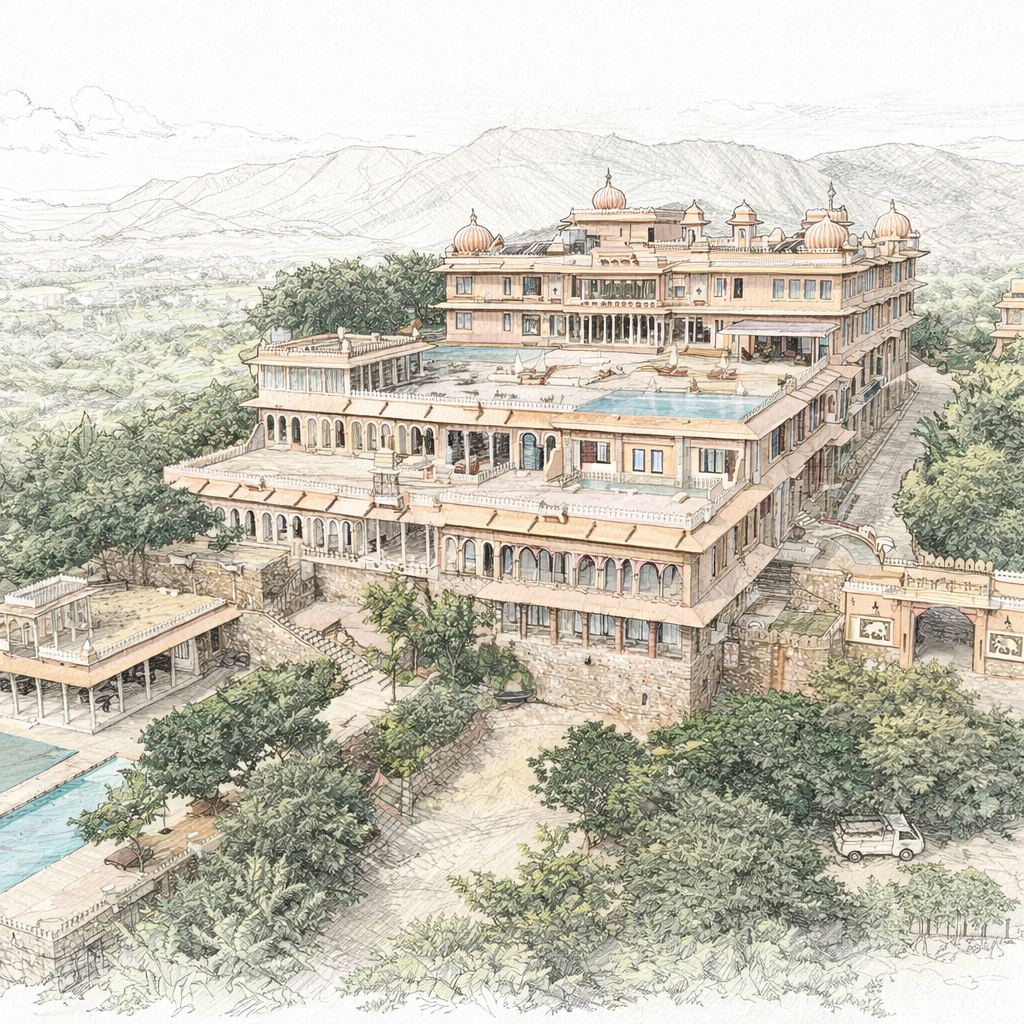 Fateh Garh architectural illustration